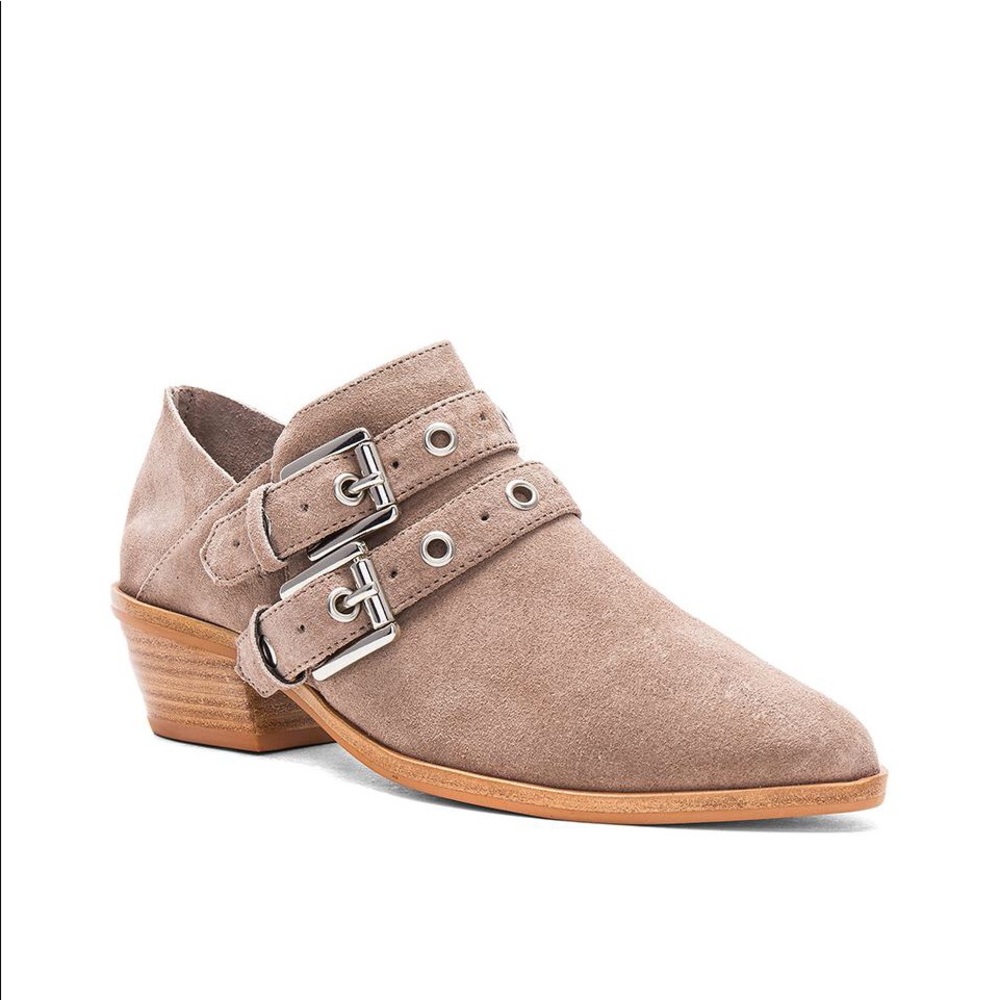 Rebecca Minkoff Taupe Suede Ankle Boot